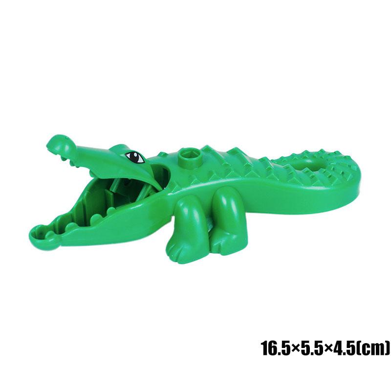 Big Size Building Blocks Animal Accessorie Compatible Duplo Rabbit Fish Bear Chicken Pig Duck Dog Cat Horse Cow Sheep Toys Gifts