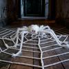 Large Spider Plush Toy Halloween Decoration, Soft Hairy Scary Prop, Furry Bendable Leg Doll Spiders for Outdoor Indoor, Yard, Home, Haunted