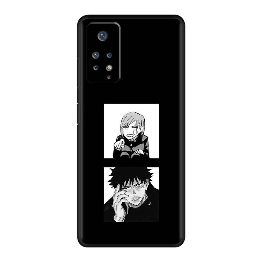 Мягкое дзюдзюцу кайсен Годзё Сатору для Xiaomi Redmi Note 9S 11 Pro 9C 10 9T 9A 8 7 9 K40 10C K40S K50 Celular Funda