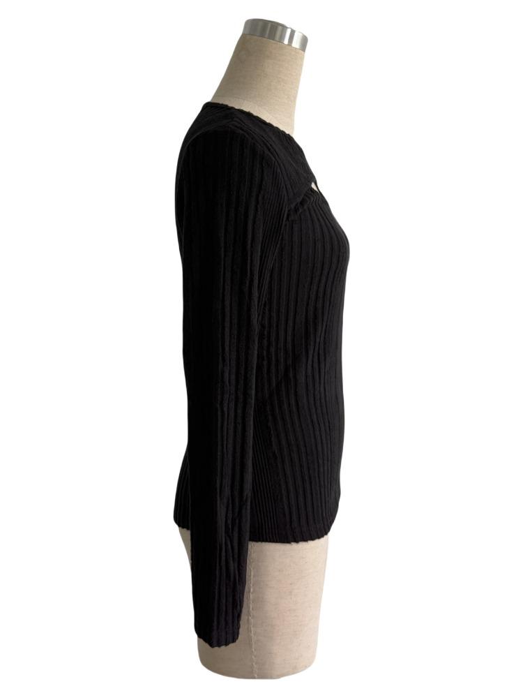 Осенняя женская футболка с асимметричным воротником, с вырезами, с длинным рукавом, топы, женская, универсальная, необходимая вещь в гардеробе, модные вещи, рубашка