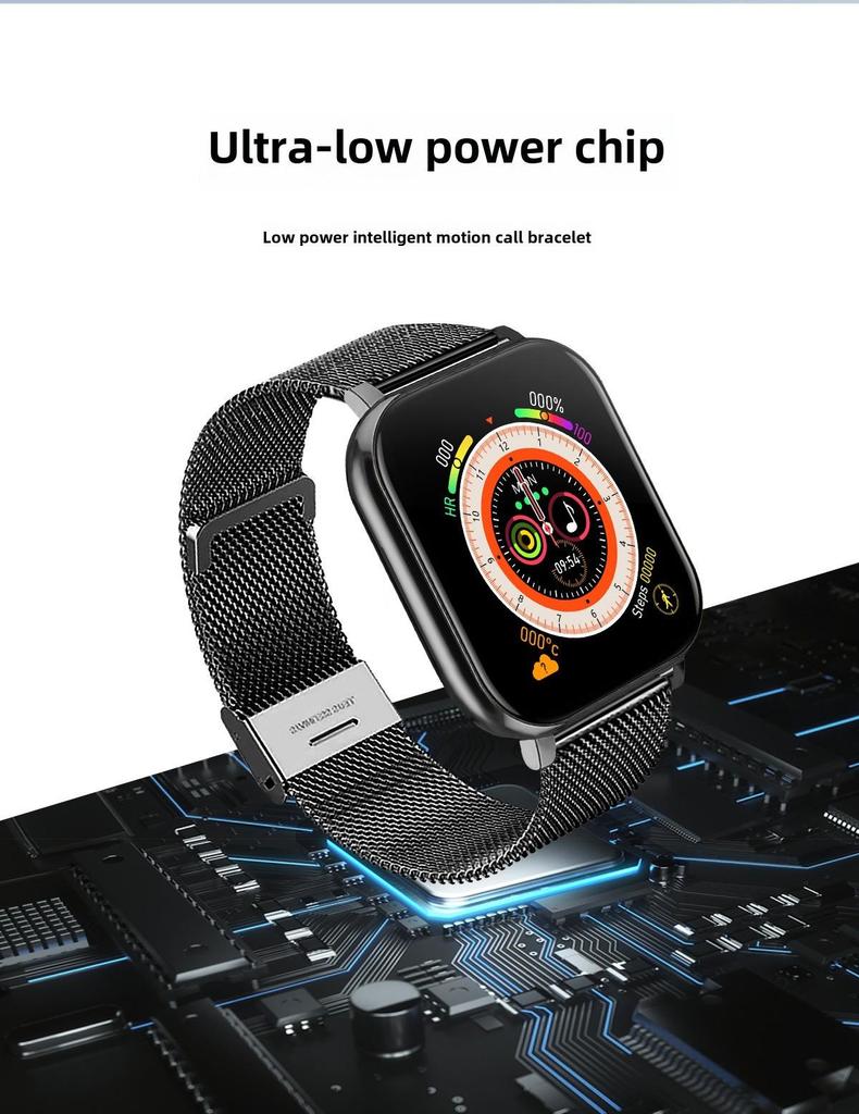 Умные часы H13MINI: 1,44-дюймовый сенсорный экран со спортивным шагомером.