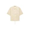 Essentials FW22 Short Sleeve Nylon Shirt Unisex Tops Eggshell-White FOG-FW22-058