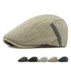 Мужской берет Британский винтажный кепи Кепка вперед Молодежная шляпа художника