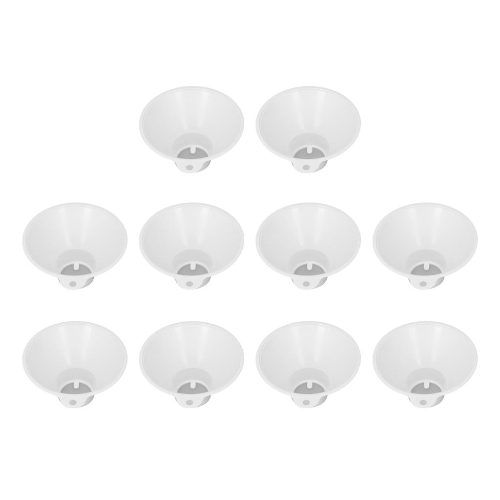 10Pcs Toilet Kidney Stone Collector Plastic Mesh Filter Kidney Stone Strainer Funnel Calculi