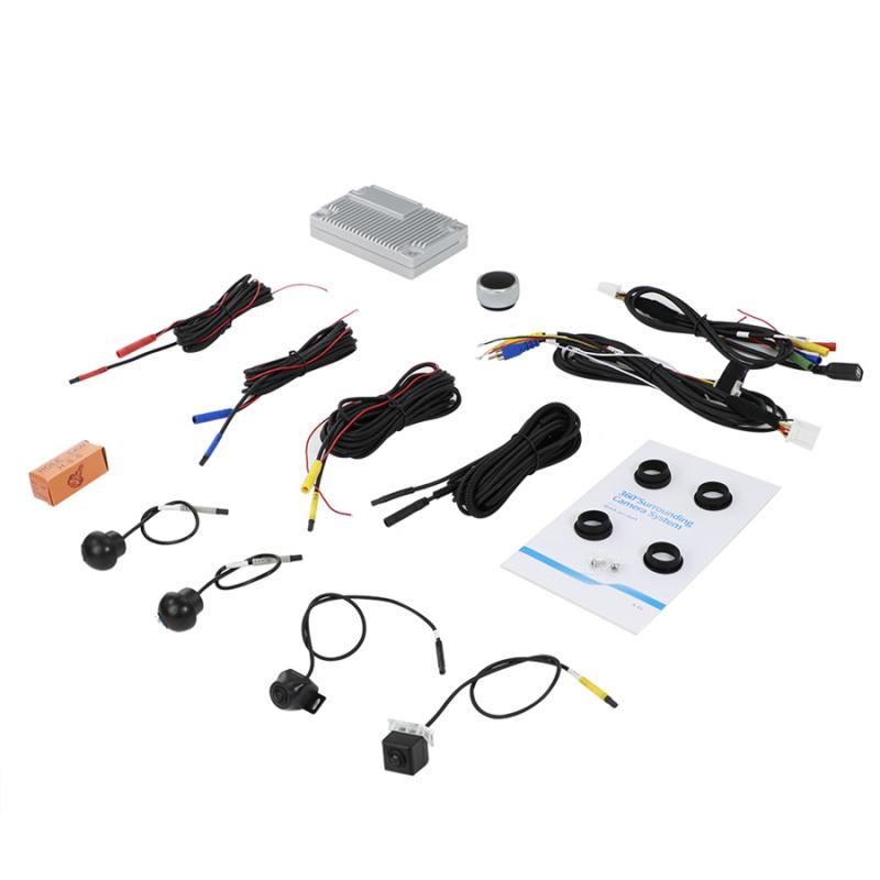 360° 3D Panoramic Camera With Bird'S Eye View, Parking Monitor, Dash Cam