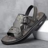 Мужские сандалии летние нескользящие пляжные туфли мужские внешнеторговые большого размера новые шлепанцы повседневная носка крутые тапочки