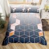 Geometry Ombre Duvet Cover Full King,Honeycomb Marble Geometric Bedding Set For Teen Girls Women Diamond Hexagon Comforter Cover
