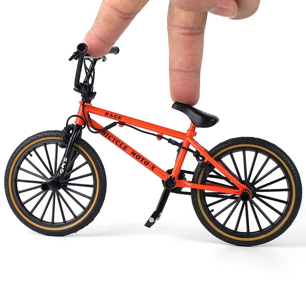 Parking Rack Bicycle Model Toy Stunt Bike Simulation Bike Birthday Gift Finger Mini Bike  Boys Gift