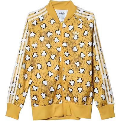 Ветровка Originals X Jeremy Scott с полосатым принтом и длинными рукавами, мужские куртки, многоцветные, S07150