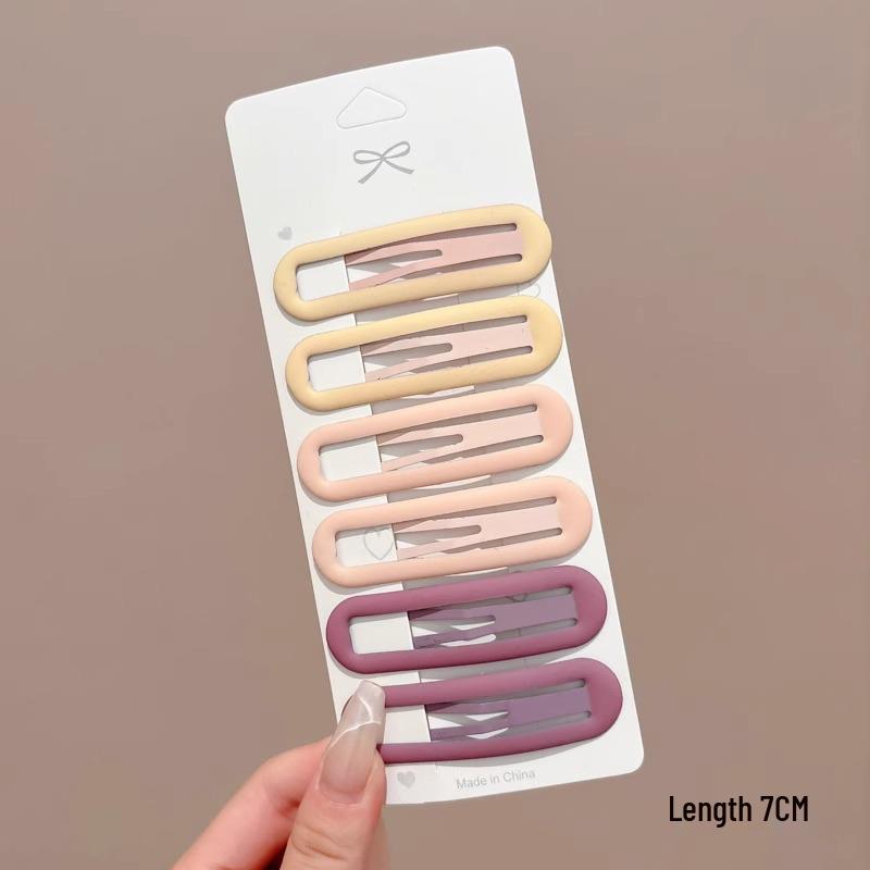 Матовая невидимка для женщин – Высококачественная заколка для детских волосков, лба и боковой челки