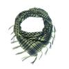 Silk Houndstooth Tactical Desert Scarf with Tassels for Outdoor Use