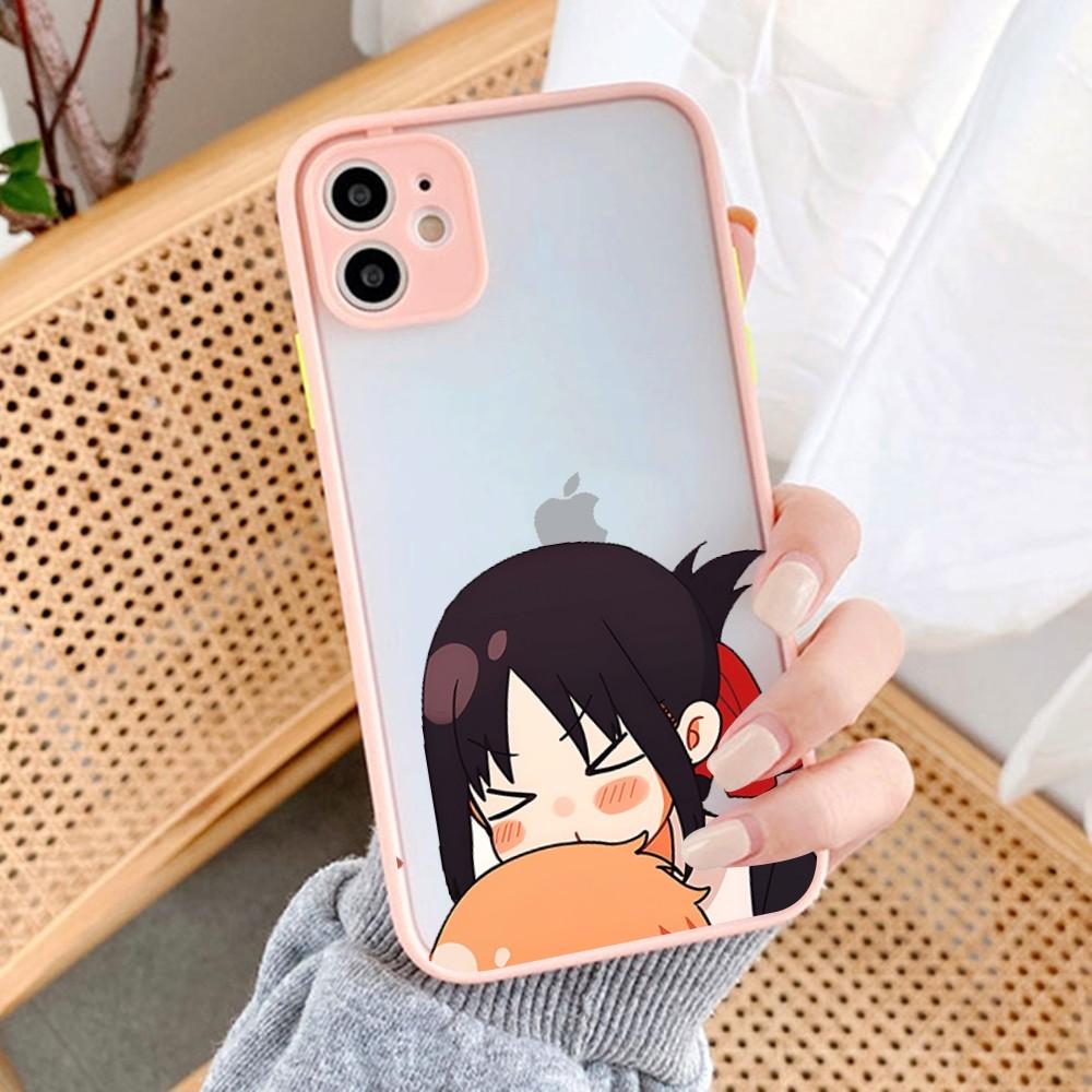 Чехол для телефона Kaguya Sama Love is War для iPhone 14 11 12 13 Mini Pro Max 8 7 Plus X XR XS MAX полупрозрачный матовый чехол