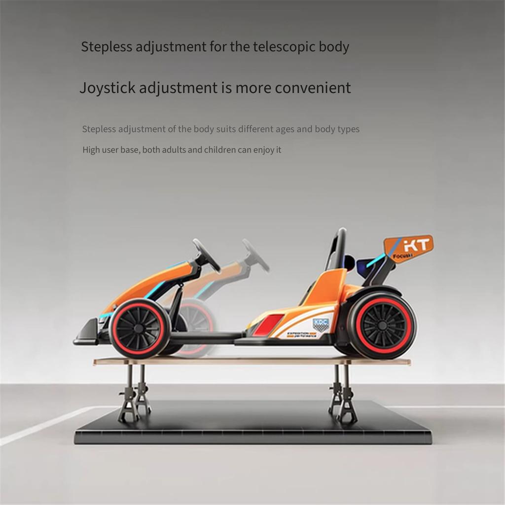 No‑Assembly Electric Drift Go‑Kart Silent Motor 4‑Wheel Ride‑On Toy Car Adults Boys Girls Kids