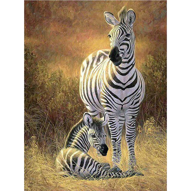 5D DIY алмазная живопись Зебра полная квадратная круглая дрель вышивка крестиком животное Алмазная вышивка распродажа мозаичный комплект ремесел домашний декор