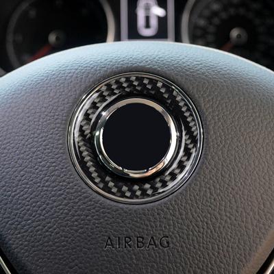 Автомобильный стайлинг рулевое колесо эмблема подходит для гольфа 6 гольфа 7 POLO CC Tiguan PASSAT TOURAN Scirocco BEETLE украшения Наклейки 5D