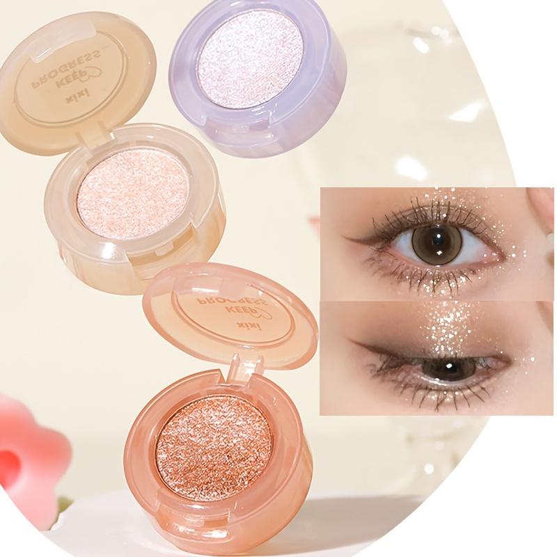 Light Bulb Plan Eyeshadow, Sparkling Pearlescent Sequin, Long-lasting and Colorless Monochromatic Eyeshadow.