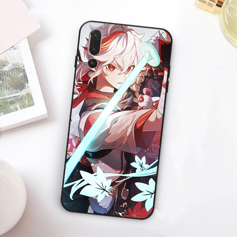 Чехол для Huawei Nova 12i 12s 11i 7i 8i Y73 Y70 Y90 Y60 Y72 Y61 Y91 9 10 SE P30 Pro P40 Lite с изображением Каэдэхары Кадзухи из Genshin Impact