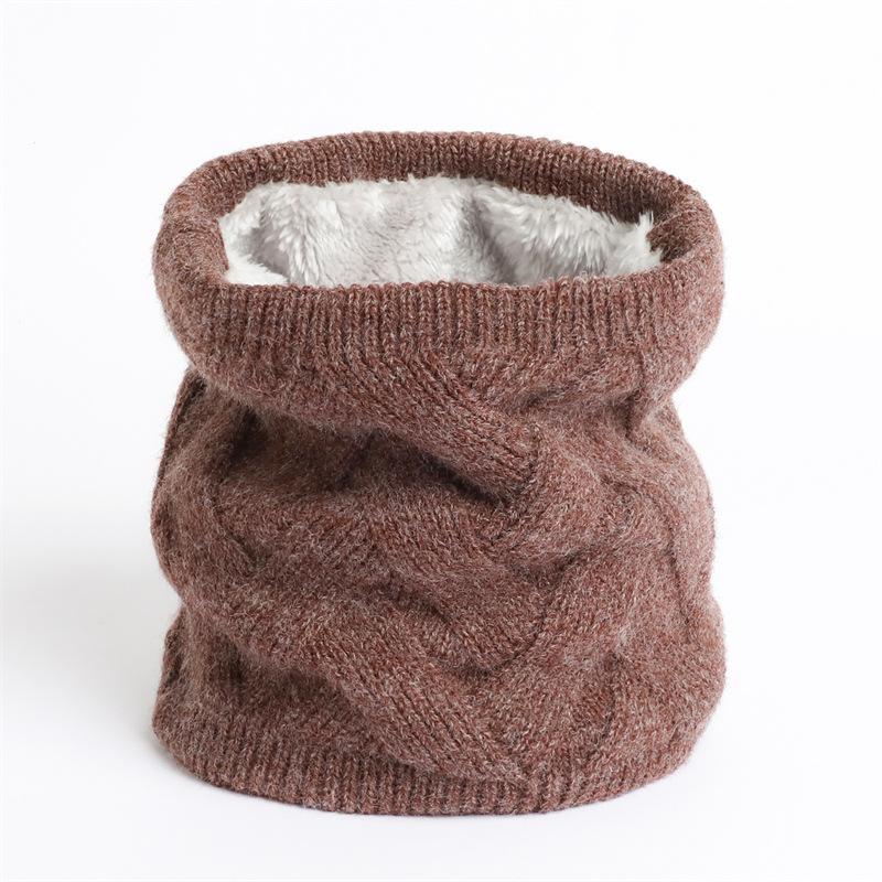 Зимний европейский и американский новый бархатный толстый шарф мужской трикотажный пряжа эластичный теплый шейный платок женский шарф