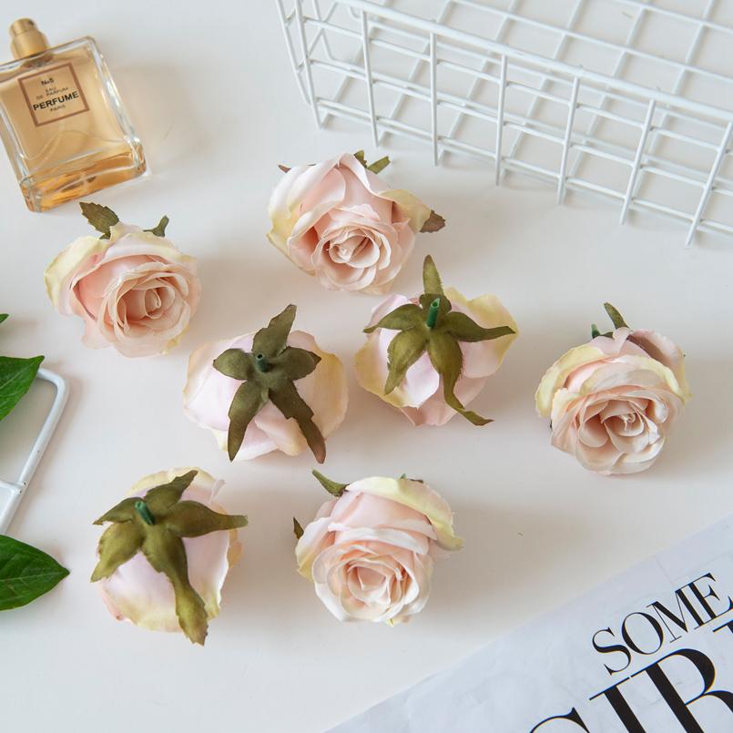 5/10 шт. Искусственные цветы стена шелковые розы дешевые подарки своими руками коробка подарок на День святого Валентина домашний декор Рождество свадебные декоративные