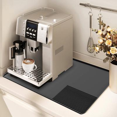 Силиконовый коврик для кофе с приподнятыми краями, аксессуары для барной станции Espresso Drink Bar под кофе