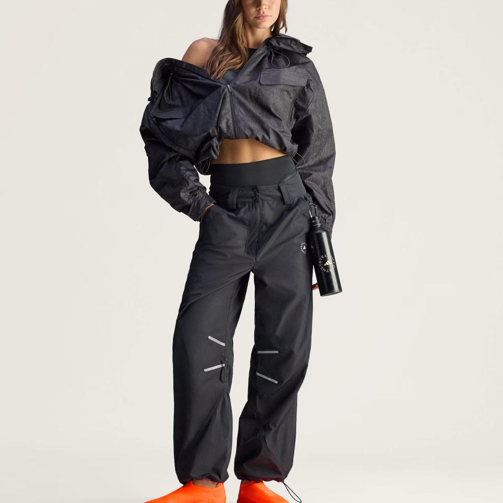 adidas Спортивная куртка Stella McCartney с принтом, свободная, удобная, на молнии, с длинным рукавом, женская куртка JV7035