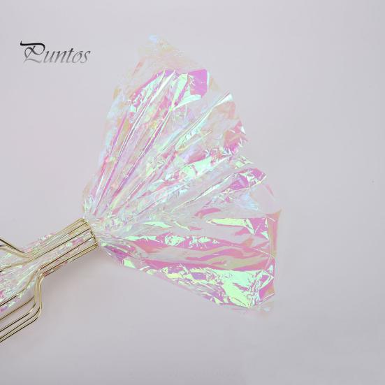 1 рулон яркой радужной пленки, красивая декоративная, практичная, безопасная, устойчивая к разрыву, устойчивая к разрыву упаковочная бумага для цветов