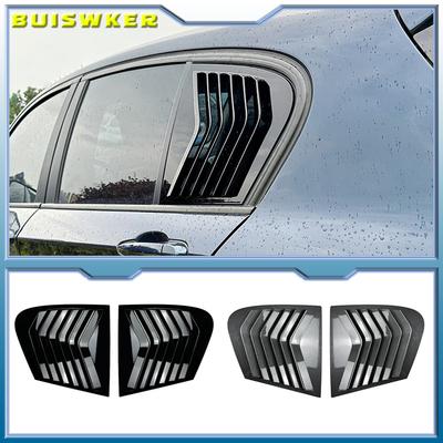 Для BMW 1 Серии F20 118i 120i 2011- Накладка на жалюзи заднего стекла автомобиля, боковой треугольный обвес, автомобильные аксессуары