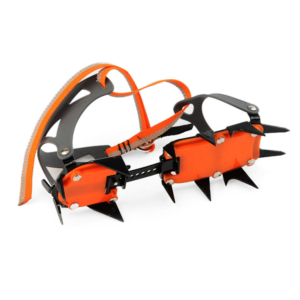 14-точечные кошки для скалолазания из марганцевой стали, ледохваты, тяговое устройство для кошек, альпинизм
