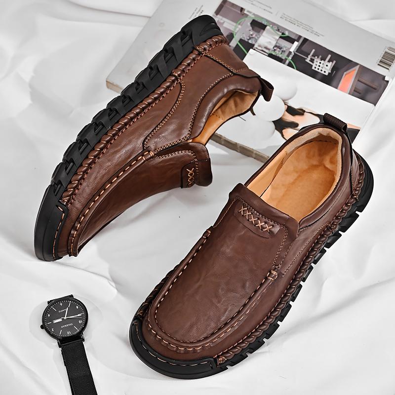 Men's High-quality Leather Shoes Business Casual Four Seasons Leather Shoes Men's Soft Leather Shoes