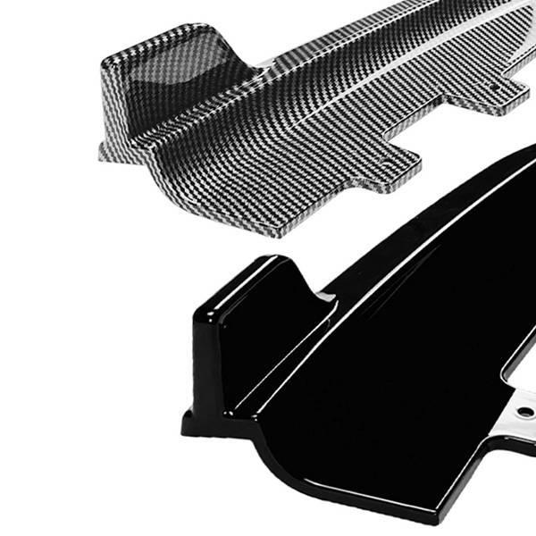 Pair of Rear Bumper Corner Wind Knives for 15-19 BMW 2 Series F22 F23 M Sport