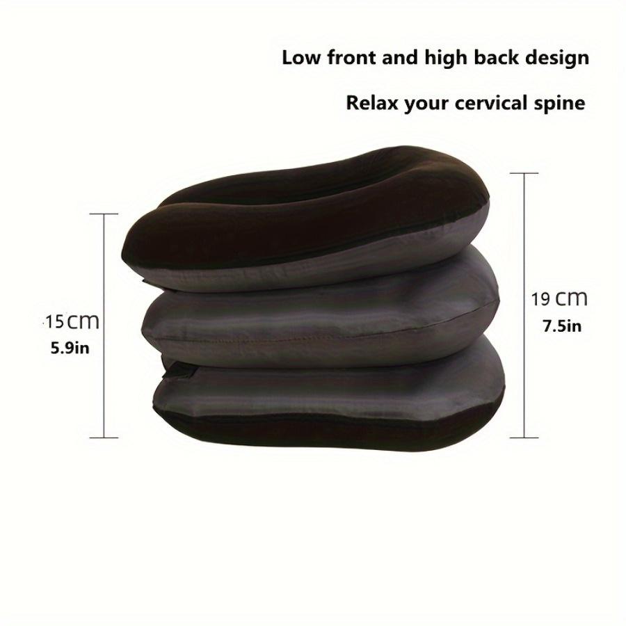 Полуплюшевый утолщенный трактор для шейного позвонка, портативный надувной трактор для шейного позвонка, устройство для ухода за здоровьем