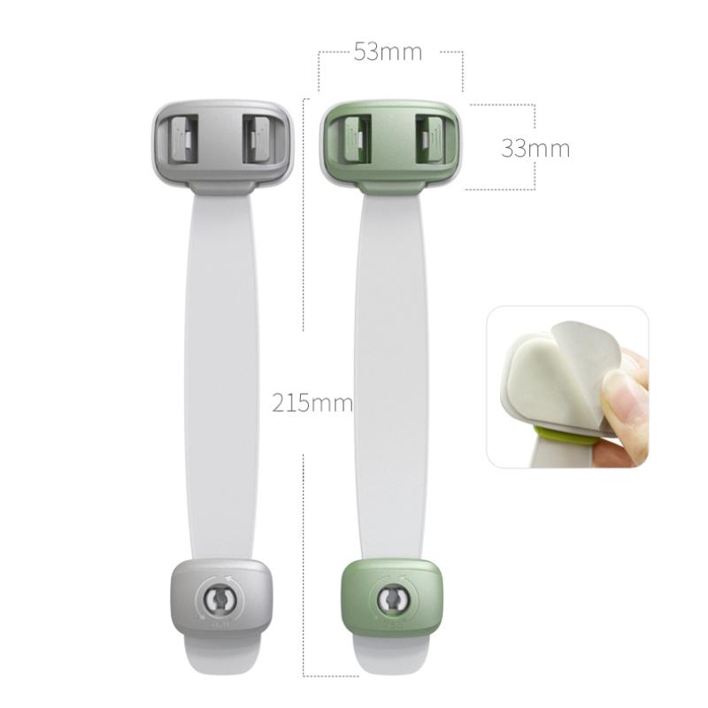 Child Baby Safety ABS Child Lock Infant Security Door Stopper Castle Drawer Cabinet Toilet Refrigerator Safety Lock