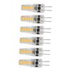 10pcs 2W G4 LED Bulb AC12‑24V Halogen Replacement Bulbs Easy Dimmable G4 Bulbs  Ceiling Lamp
