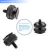 Universal 1/1 Hot Shoe Mount Phone Holder Dual Nut Cold Shoe Adapter Bracket Double-Layer Camera Hot Shoe Adapter Accessories