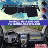 Высококачественный Коврик-чехол на панель приборов для ISUZU MU-X/D-MAX 2015 2016 2017 2018 Защита от солнца Отвлекающий световой коврик Коврики Анти-УФ Салон
