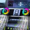 Qizaoly Цветная лампа окружающего освещения с датчиком звука, RGB-лампа с подсветкой в ритм