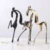 New Chinese Style Model Room Soft Decorations Study Office Desktop Home Furnishings Creative Animal Art Horse Decorations