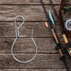 5pc Stainless Steel Multifunction Backpack Hanging Hook Clip Fishing Snaps Fish Lock Buckle