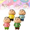 Shin Crayon 4pics Chan Pvc Model Toy Doll Anime Peripheral Cartoon Ornament Gift