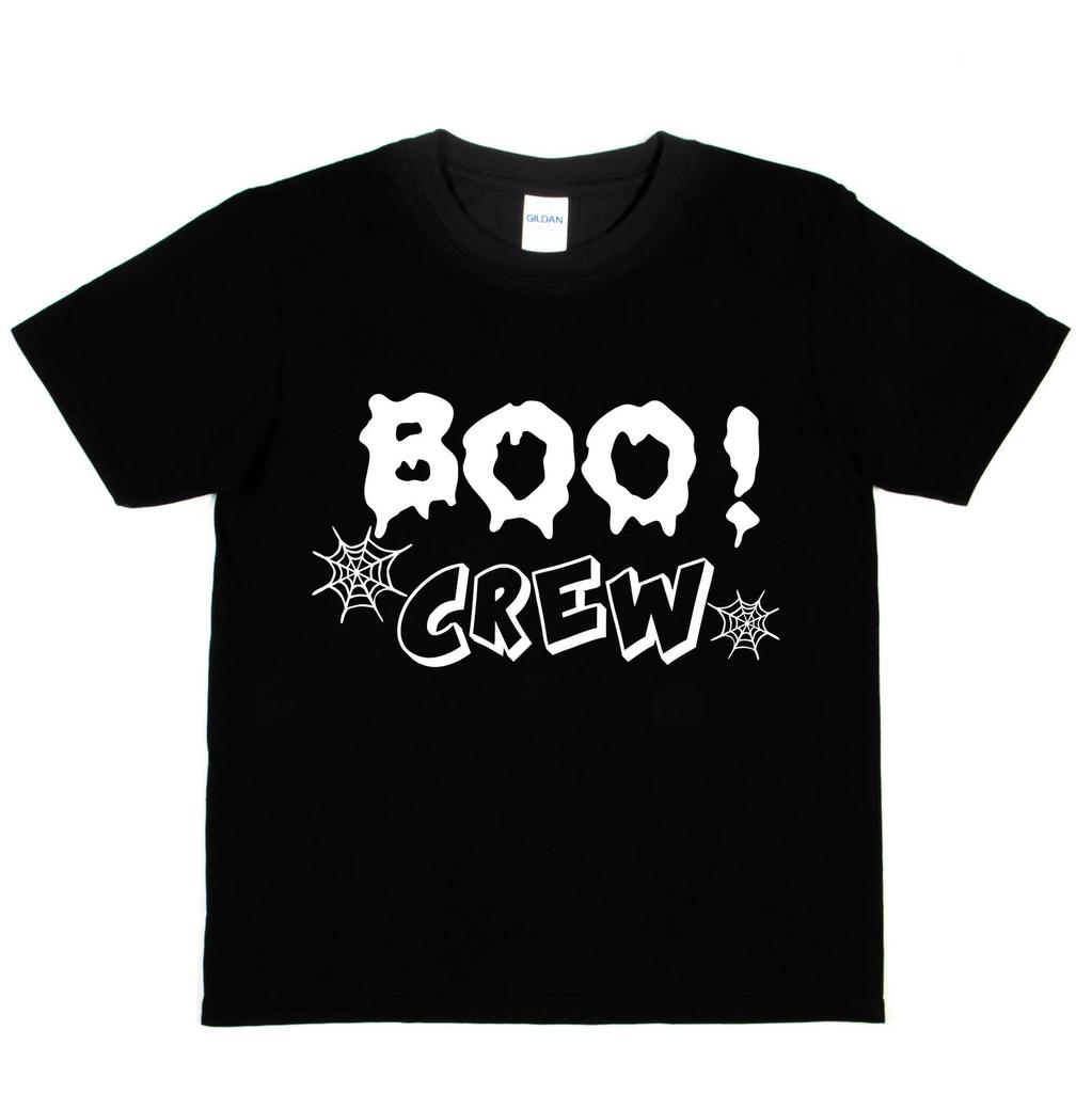 Halloween Costume Tee Boo Crew Spider Scary Spooky Funny Kids T shirt