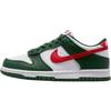 Dunk Low GS Ель/Белый/Университетский красный Детские кроссовки Зеленый IO7453-323