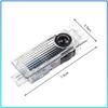 Для BMW X3 X5 X6 X1 X4 F20 F30 G20 F31 F34 F10 G30 F11 F25 I3 M3 M4 1 3 5 Серии E46 E39 2 шт. Светодиодная подсветка эмблемы двери автомобиля Лазерный проектор приветственной лампы