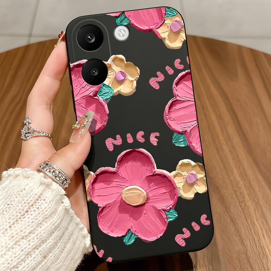 Чехол для POCO X8 Pro Max 5G Бохо Экзотическая Эстетика Мягкий Матовый Силикон Защита от Падения Для Xiaomi POCOX8 Pro Max Funda Coque