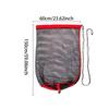 1/2pcs Fishing Landing Net Fishing Catching Collection Bag With Drawstring Portable Fish Net Encrypted Mesh Fish Holding Bag For