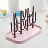 Infant Water Drying Rack Shelf Cactus Removable Feeding Multifunctional 