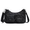 New HERITAGE BASKETBALL Fabric Shoulder Bag Regular Women's Black F13W328165F-BK
