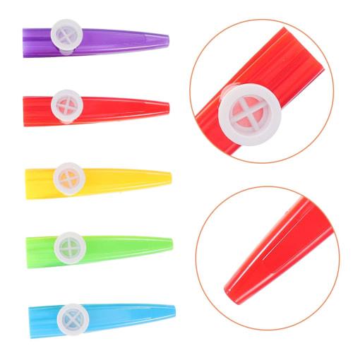 TENDYCOCO 15-Piece Colorful Kazoo Set, Kazoos for Adults, Percussion Kazoos for Adults, Bulk Kazoo Set, Fun Kazoos for Orff Classrooms, Plastic Kazoos