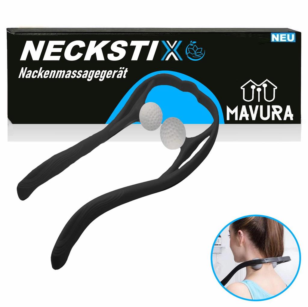 NECKSTIX Neck Massager Neck Legs Massage Roller Self Massage Stick
