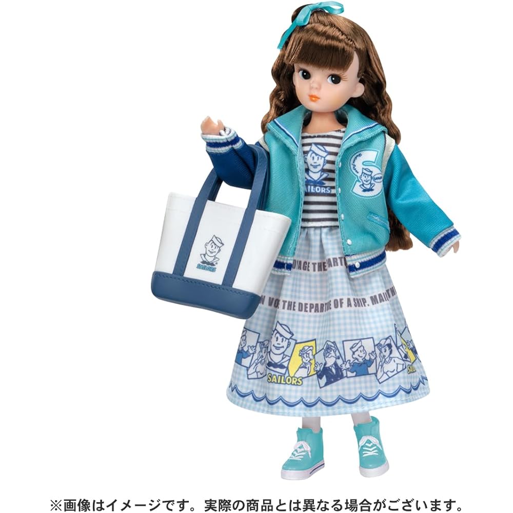 Takara Tomy Ликка-тян Ретро Морячка Модная Кукла Игрушка для Детей от 3 лет