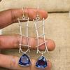 Серьги с иолитом, 925 пробы, сплошные серебряные серьги, ювелирные изделия ручной работы с драгоценными камнями, подарки для жены, абсолютно новые серьги